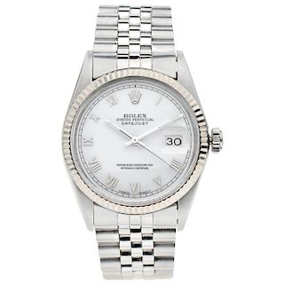 ROLEX OYSTER PERPETUAL DATEJUST REF. 16014, CA. 1985 - 1986 wristwatch.