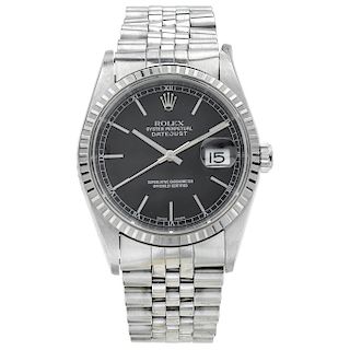 ROLEX OYSTER PERPETUAL DATEJUST REF. 16220, CA. 2000 wristwatch.