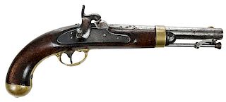 American H. Aston Model 1842 Percussion Pistol