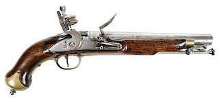 Georgian Brander and Potts Flintlock Pistol