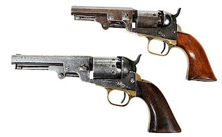 Two Colt Model Percussion Revolvers