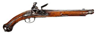 Antique Continental Flintlock Pistol