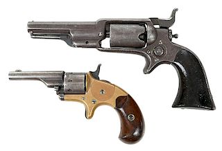 Two Colt Spur Trigger Pocket Pistols