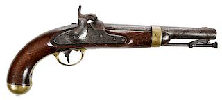 American H. Aston Model 1842 Percussion Pistol