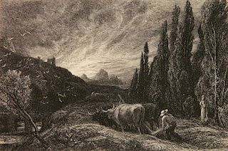 Samuel Palmer etching