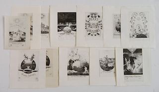 12 John Winkler etchings