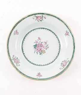 Chinese Export Porcelain Bowl w/Floral Motif