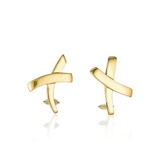 Paloma Picasso Tiffany & Co. 18K Gold Earrings