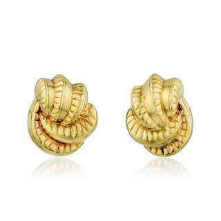 A Pair of 18K Gold Earring