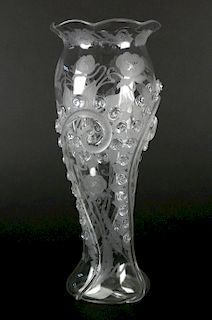 Stevens and Williams glass vase