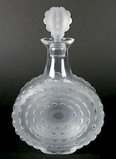Lalique glass 'Parme' decanter