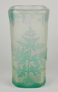 Jun Fujita art glass vase