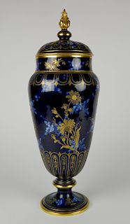 Pirkenhammer porcelain covered urn