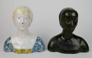 Rookwood pottery bust