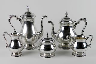 International sterling silver tea service