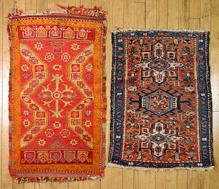 2 Small Oriental mats