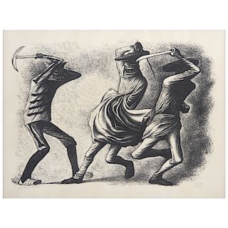 JOSÉ CHÁVEZ MORADO, Los tres danzantes, 1989.