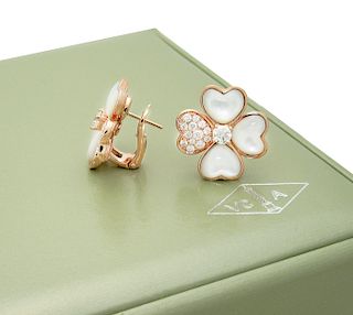 Van Cleef & Arpels Cosmos earrings, medium model