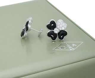 Van Cleef & Arpels Cosmos earrings, small model White gold