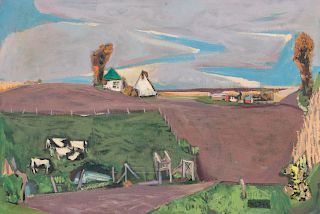 KARL MATTERN (1892 - 1969) OIL ON CANVAS