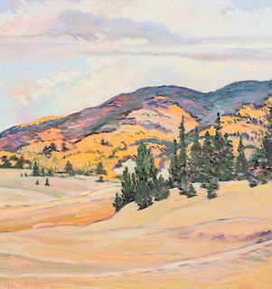 M.C. LUTHER (NEW MEXICO, 20TH C.) OIL ON CANVAS