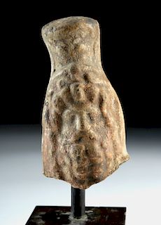 Romano-Egyptian Terracotta Head of Serapis