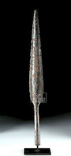 Large Celtic Iron Age Spear Tip
