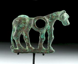 Luristan Bronze Cheek Piece - Horse Form