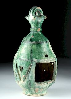Chinese Han Dynasty Glazed Pottery Lantern