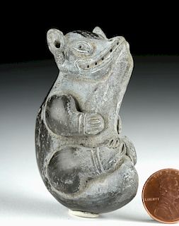 Adorable Tairona Pottery Coatimundi Whistle