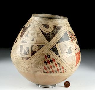 Intricately Painted Casas Grandes Pottery Vessel