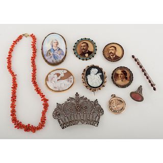 Collection of Vintage and Antique Jewelry 