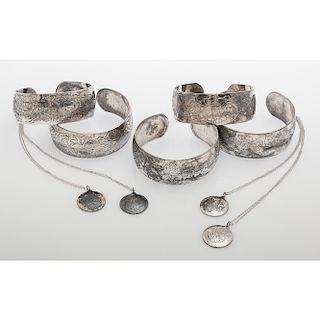 S Kirk & Sons Bracelets and Necklaces, Lot of Nine