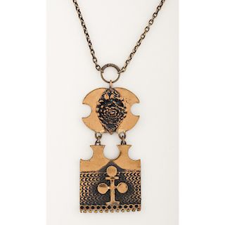Pentti Sarpaneva Vintage Bronze Necklace