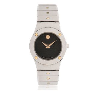 MovadoTwo-Tone Wrist  Watch