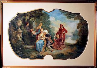 French old master Mystery Artist 1700's painting HUGE