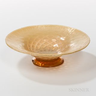 Tiffany Favrile Quilted Bowl