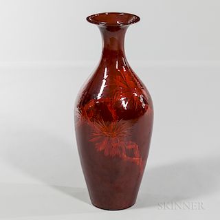Albert R. Valentien Monumental Floral Vase