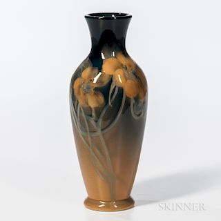 Rookwood Pottery Nasturtiums Glaze Vase