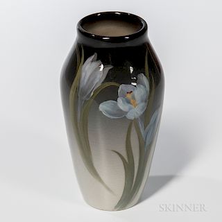 Fred Rothenbusch for Rookwood Pottery Iris Glaze Tulip Vase