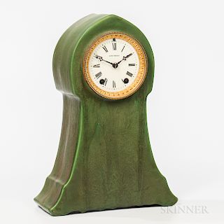 Hampshire Pottery Seth Thomas Mantel Clock