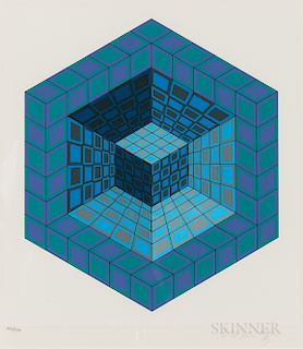 Victor Vasarely (Hungarian/French, 1906-1997)  Sancton