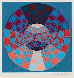 Victor Vasarely (Hungarian/French, 1906-1997)  Xanor