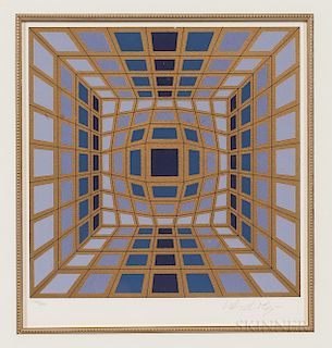Victor Vasarely (Hungarian/French, 1906-1997)  Untitled