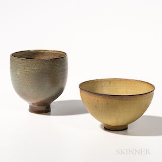 Two Edwin and Mary Scheier Bowls