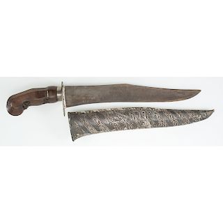 Indonesian Knife with Kris Handle