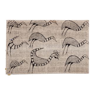 .259 & .260 Intricately Woven Mud Cloth Canvas