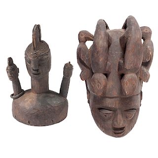 Yoruba Helmet Mask, PLUS, Sold to benefit the Acquisitions Fund of the Berea College Art College
