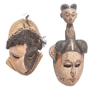 African Igbo "Queen of Women" and Pende Mbangu Masks, Sold to benefit the Acquisitions Fund of the Berea College Art Collection