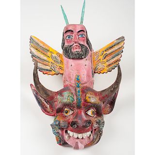 Mexican Transformation Parade Mask, Deaccessioned from Children's Museum of Indianapolis 